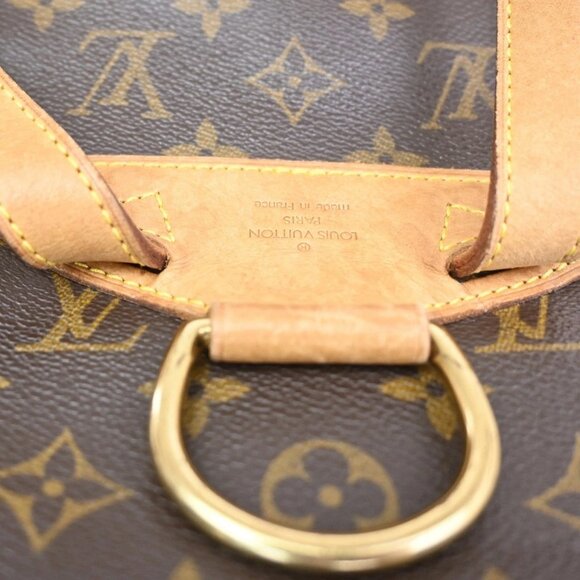 LOUIS VUITTON Montsouris MM Backpack Bag Monogram Leather Brown M51136 18KC526 main image 12